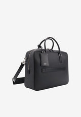 Tom Ford Stamped Logo Leather Briefcase Black H0755LCL213SNAA_BLACK_70013730