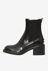 Tod's 55 Brushed Calf Leather Ankle Boots Black XXW73L0JK00-AKT-B999