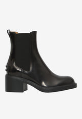 Tod's 55 Brushed Calf Leather Ankle Boots Black XXW73L0JK00-AKT-B999