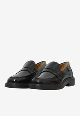Tod's Calf Leather Penny Loafers Black XXW20L0IP70-SHA-B999