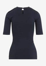 Ribbed Crewneck T-shirt