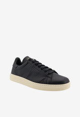 Tom Ford Warwick Leather Sneakers Black J1507LCL045LNWB_BLACK + CREAM_70014325