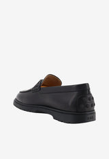 Tod's Embossed Leather Loafers Black XXM59K0KR10N6MB999_Black_70014504