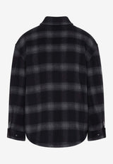 Brushed Wool Flannel Check Jacket