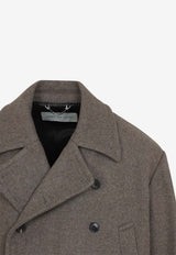 Rascott Bis Double-Breasted Wool Coat