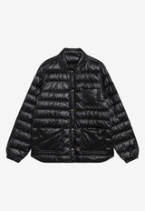 Moncler Fouine Down Shirt Jacket Black 1A00023597YG/T_MONCL-999