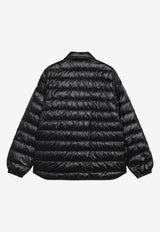 Moncler Fouine Down Shirt Jacket Black 1A00023597YG/T_MONCL-999