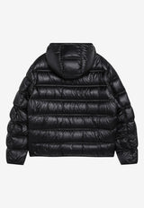 Moncler Guadiana Hooded Nylon Down Jacket Black 1A00109595B1/T_MONCL-999