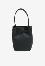Longchamp XS Le Smart Leather Bucket Bag Black 10397HJH/T_LONG-001