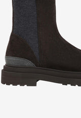 Suede Leather Chelsea Boots