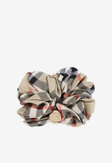 Vintage Check Hair Scrunchie