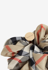Vintage Check Hair Scrunchie