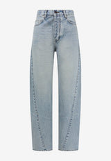 Balenciaga Twisted Seam Jeans Blue A001OTTBP484020_BLEACHLIGHTBLEU_70281289