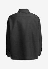 Valentino VLogo Wool Blend Overshirt Gray 9V3CIO01AWAZ2G_482bb216-2d75-44c1-a010-2df9ff8a889c