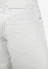 Alaïa Rodeo Curved-Leg Pants White AA9P1406D027D000_BLANC_70281649