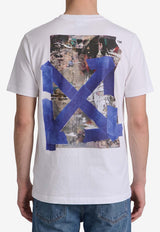 Off-White Bacco Arrow Skate Printed T-shirt White OMAA120F26-JER01810-100