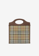 Burberry Small Pocket Check Handbag Beige 8128442_2ad83f57-63ab-4a3c-b05b-d332a1244b37