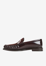 Brushed Leather Penny Loafers