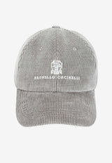 Corduroy Logo Baseball Cap