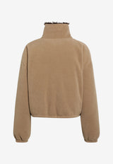 Miu Miu Fleece Down Jacket Beige ML1147OOO17OQ/T_MIU-F0040