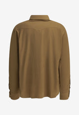 Tom Ford Western Style Shirt Brown HDS001FMC290JAM_d2a24b79-3ca9-43b7-abda-86d49ddd23d7