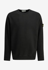 Stone Island Logo Patch Crewneck Sweatshirt Black L2S156100049S0A20V0029_58794450-1f2f-4c83-91fa-7c34c15bf605