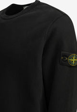 Stone Island Logo Patch Crewneck Sweatshirt Black L2S156100049S0A20V0029_58794450-1f2f-4c83-91fa-7c34c15bf605
