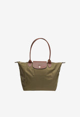 Longchamp Medium Le Pliage Original Tote Bag Olive L2605089/T_LONG-510