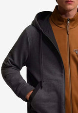 Moncler Reversible Zip-Up Hooded Sweatshirt Gray L20918G00016-89B2V-997