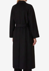 Max Mara Ludmilla Belted Cashmere Coat Black 2621016051600-10883-004