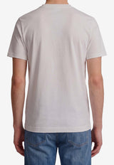 Moncler Leather Logo Patch T-shirt White L20918C00043-8390T-034