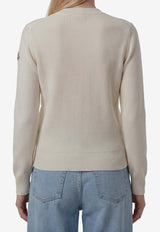 Moncler Padded Merino Zip Cardigan White L20939B51000-A9018-034