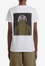 Max Mara Graphic Print T-shirt White 2621946071600-10152F-010