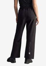 Adidas By Stella McCartney Straight-Leg Track Pants with Logo Black JJ0102_B