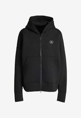 Adidas By Stella McCartney Scuba Logo Hooded Sweatshirt Black JV7036_B