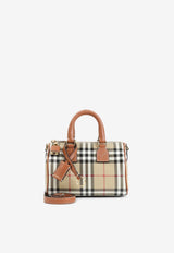 Mini Checked Bowling Bag