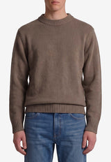 Lisa Yang Kristian Cashmere Knit Sweater Taupe 3024132--TL