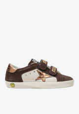 Golden Goose DB Kids Girls Old School Sneakers Brown GJF00143F008778/T_GOLDE-15451