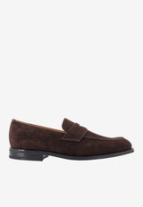 Church's Hertford R 2.0 Suede Loafers Brown EDC1359CAF0AEV_EBONY_70331486