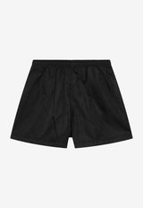 Prada Elasticated Logo Shorts Black 22H953OOO1WQ8/T_PRADA-F0002