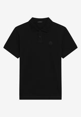 Moncler Piqué Polo T-shirt Black 8A0001084556/T_MONCL-999