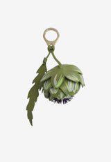 Christian Louboutin Artichoke Flower Leather Bag Charm Green 3265115LE/T_LOUBO-M023