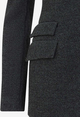 Herringbone Wool Blazer