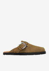 Maison Margiela Tabi Daily Suede Flat Mules Beige S58WP0316P9026/T_MARGI-T2285