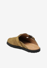 Maison Margiela Tabi Daily Suede Flat Mules Beige S58WP0316P9026/T_MARGI-T2285