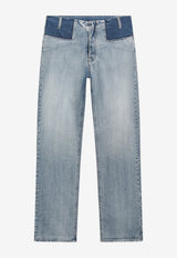 Maison Margiela Patchwork Straight Jeans Blue S50LA0247S30561/T_MARGI-988