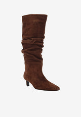 ALOHAS Kalila 50 Knee-High Suede Boots Brown S10117302Suede Brown_BROWN_70331982