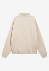 Jacquemus Gros Grain Half-Zip Sweatshirt Beige SSM00313AJ00174/T_JACQM-150