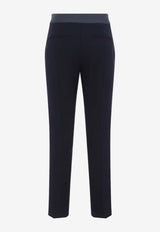 Tapered Wool-Blend Pants