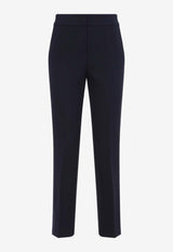 Tapered Wool-Blend Pants